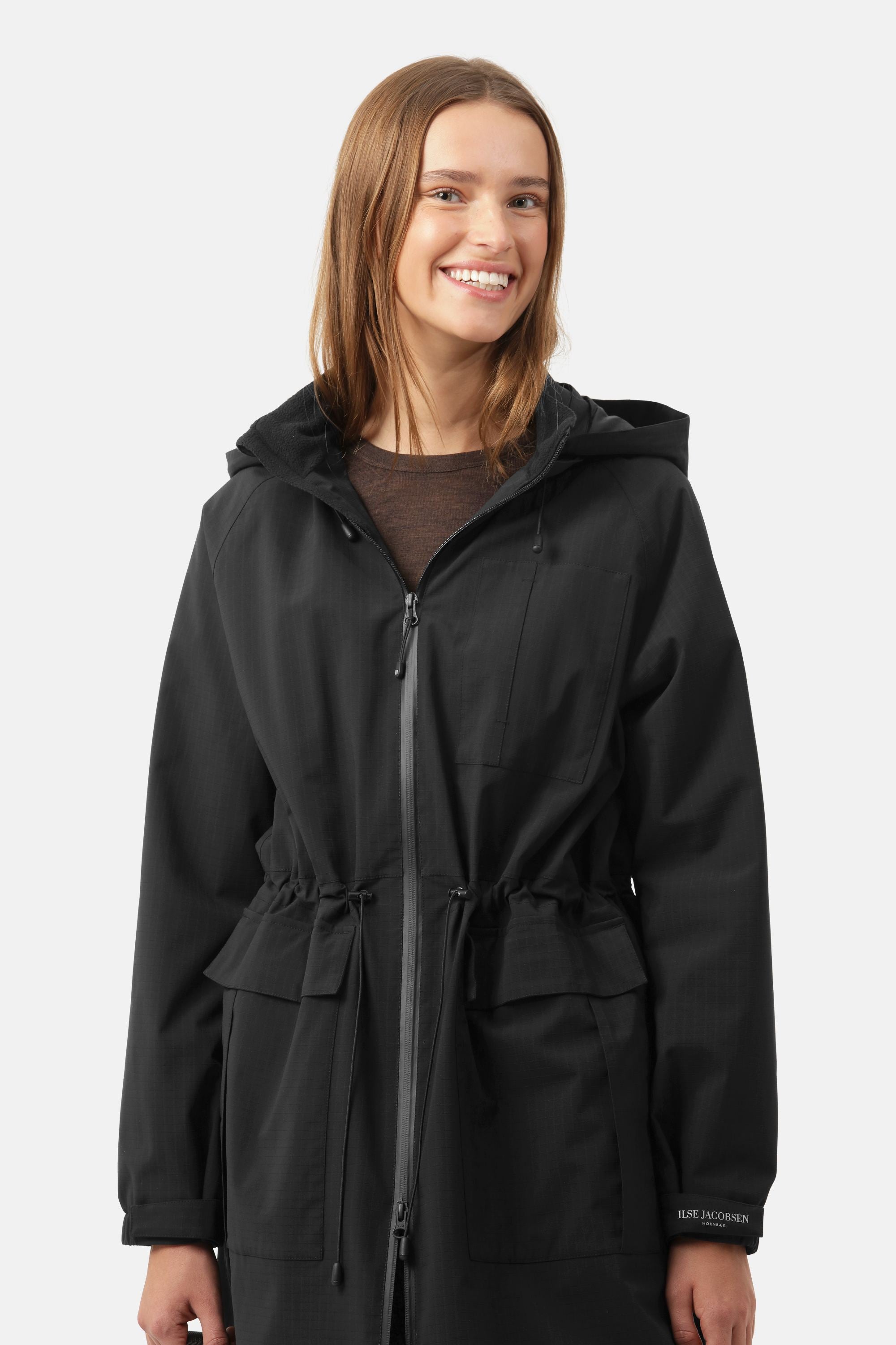 Long Winter Coat - Black Beauty